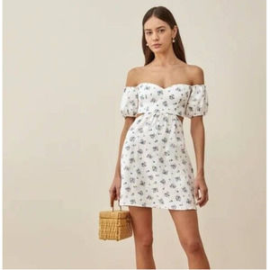 Like New / Worn Once / Reformation Emilia Linen Dress In Blaire Womens Size 6